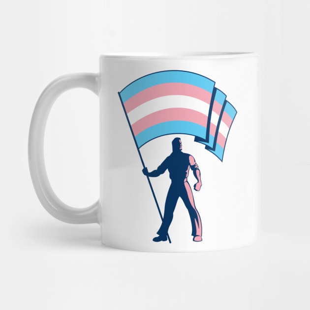 Transgender Pride Flag Bearer by Malchev